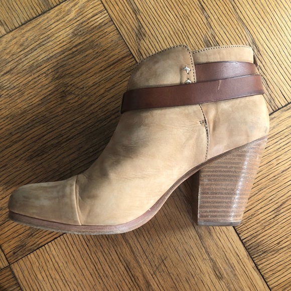 Rag & bone camel suede harrow booties, size 39.5 - Picture 6 of 13